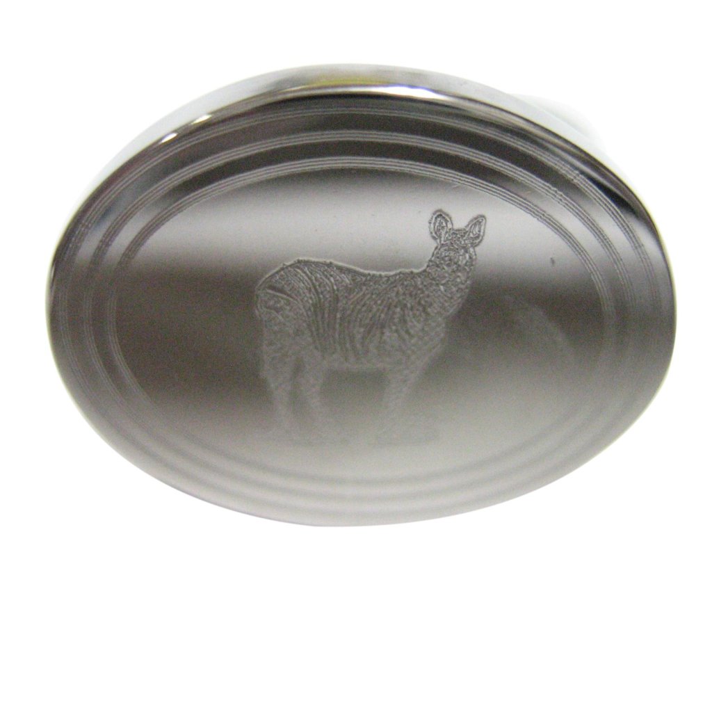 Oval Zebra Adjustable Size Fashion Ring
